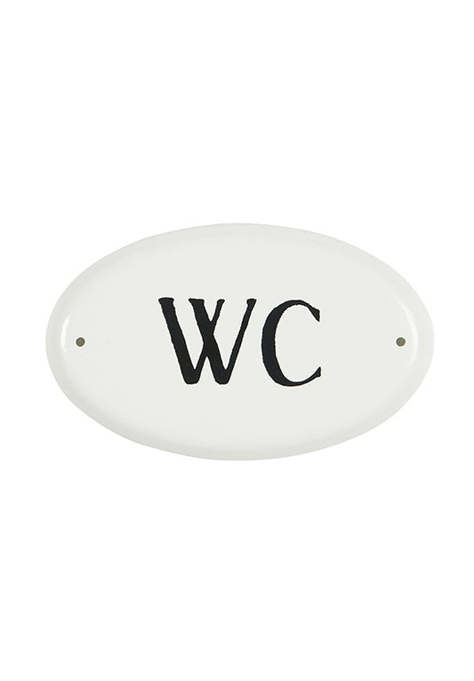Schild „WC“ Ib Laursen